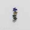 Colorful rhinestone flower hairpins for shiny decoration, suitable for both girls and adults Specification image